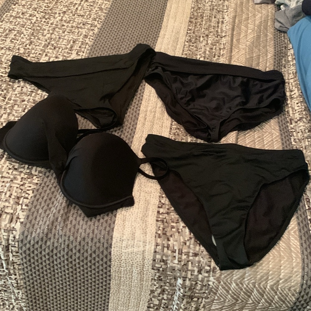 Women's Black Bikini Set 16 38DD